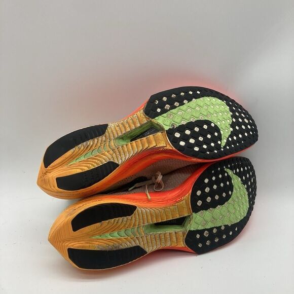 Mens Size 13 Nike ZoomX VaporFly Next% 3 White Athletic Running Shoes Sneakers - Picture 8 of 10